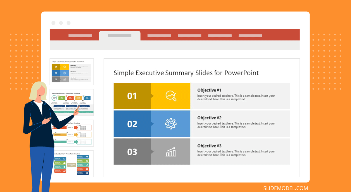 how to write an executive summary of a presentation