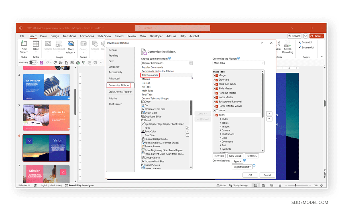 How to insert a read aloud PPT tool in PowerPoint's Ribbon