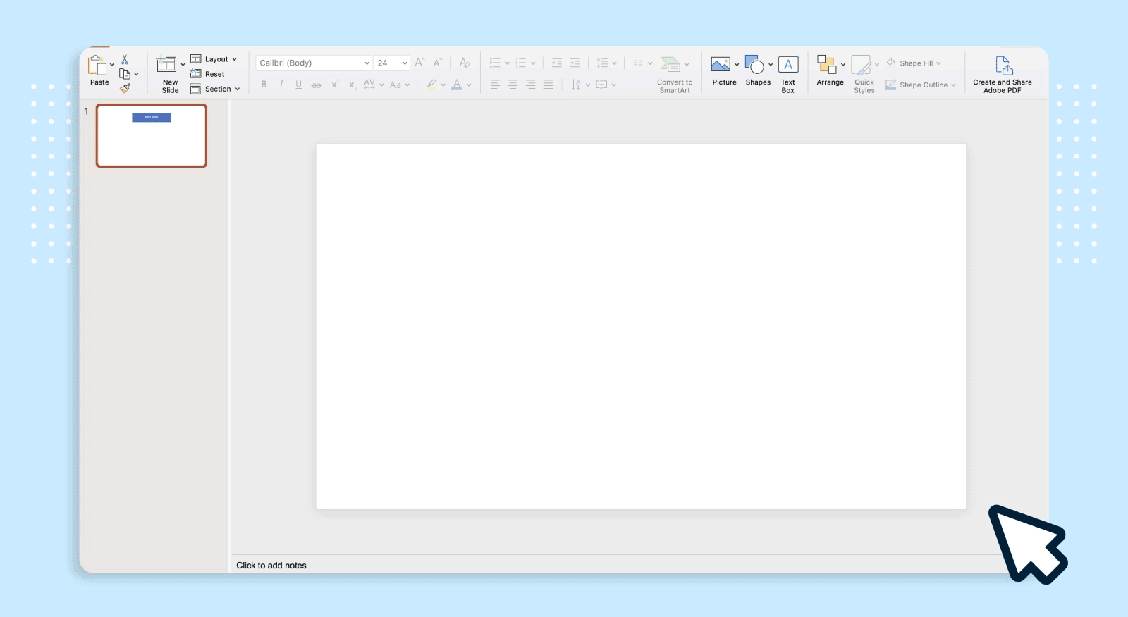 Adding the Root Node of the tree diagram PPT