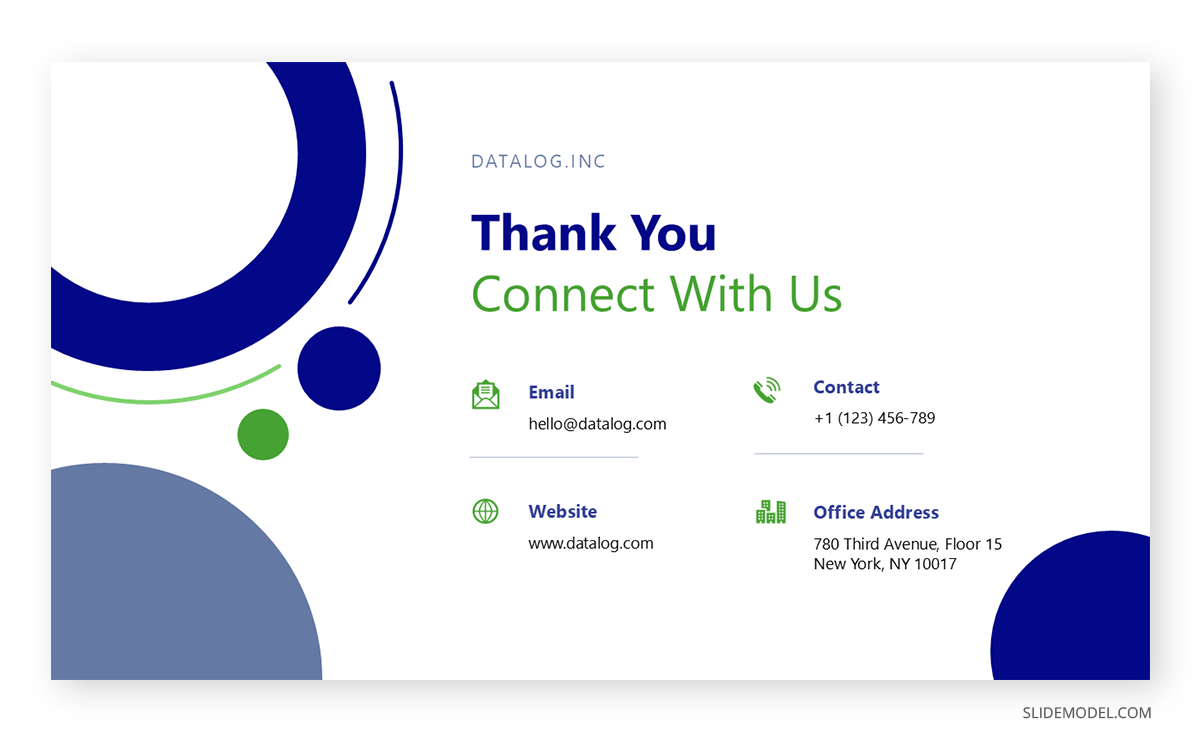 Consistency in presentation techniques visuals