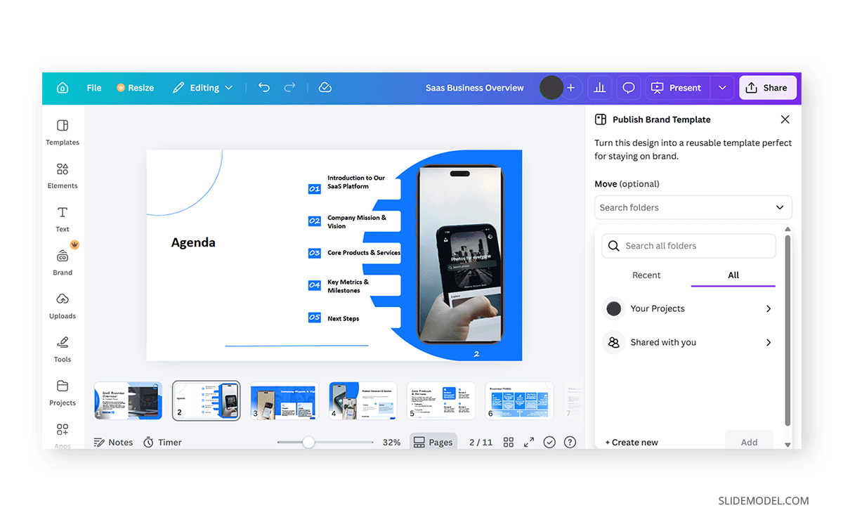 How to create a branded template in Canva