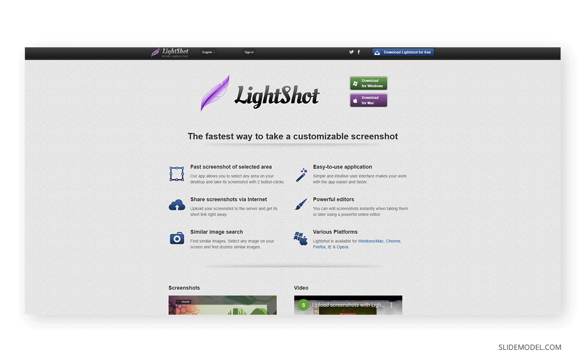 Lightshot app