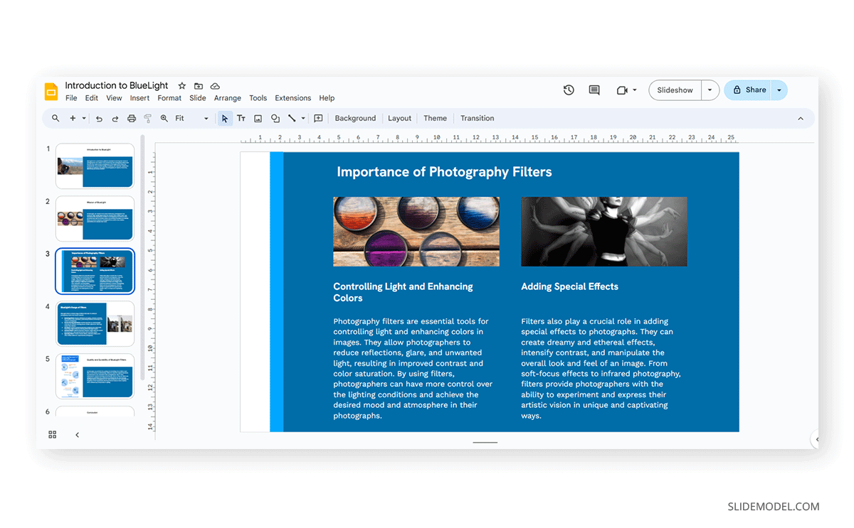 Slide deck created using SlidesAI