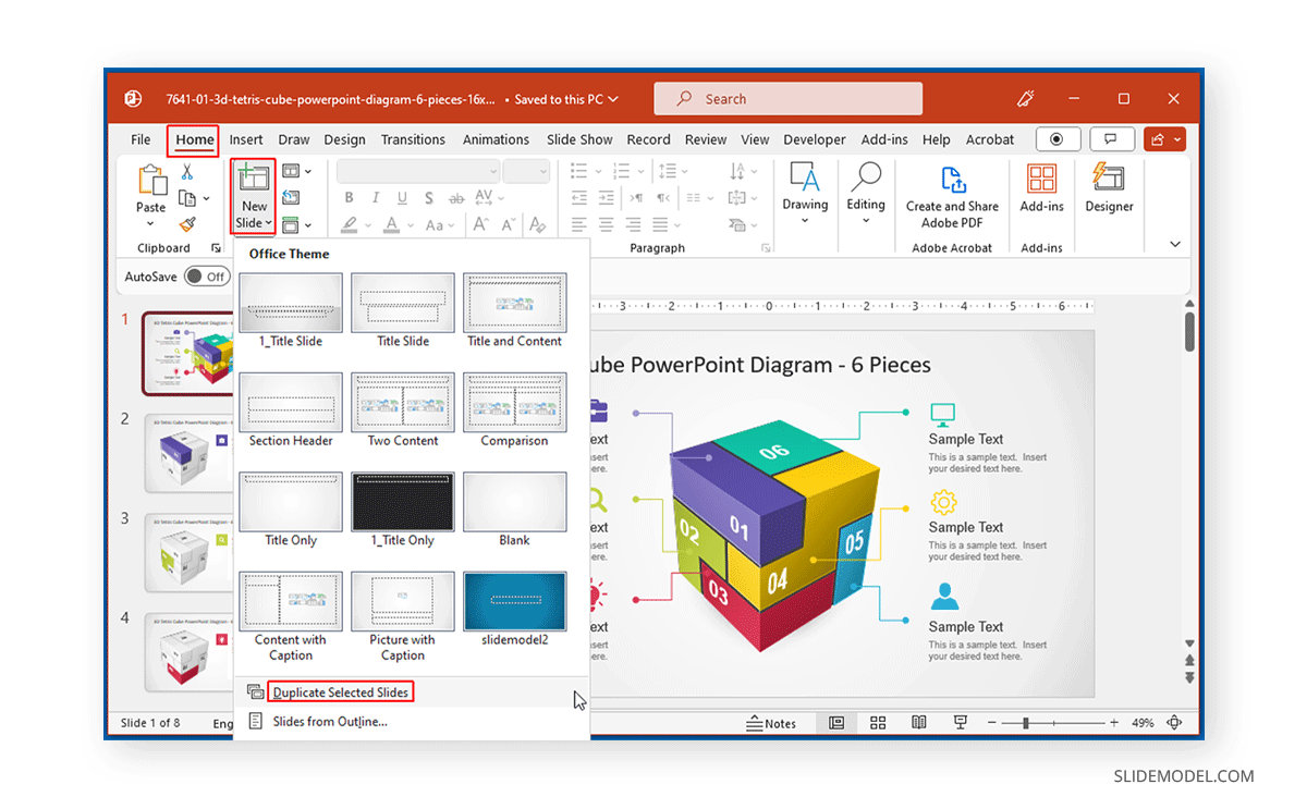 how to end your presentation slide