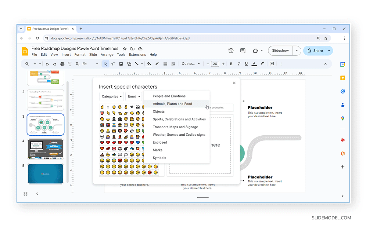 Sorting Emojis by Category