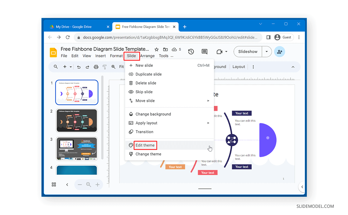 Edit Theme in Google Slides