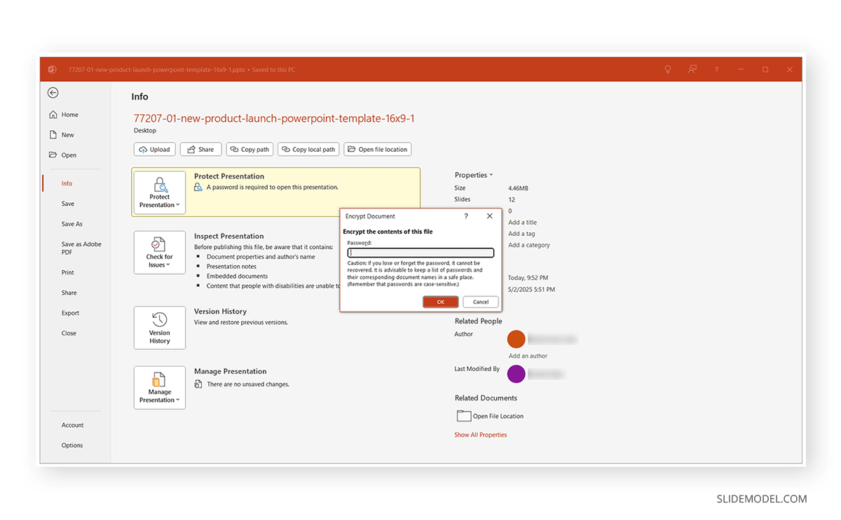 How to remove password protected PPT restriction