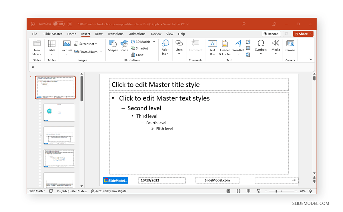 Adding a logo to the footer in PowerPoint Slide Master
