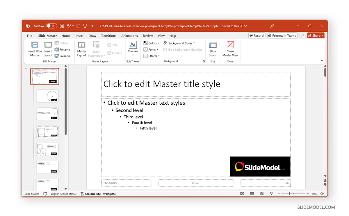 Slide Master in PowerPoint
