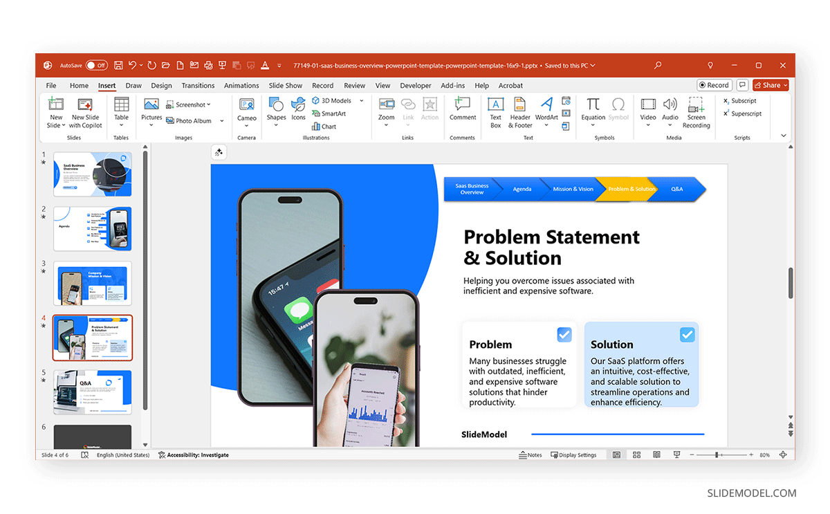 How to add color highlight to breadcrumbs in PowerPoint
