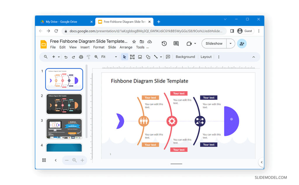 Add page numbers in Google Slides