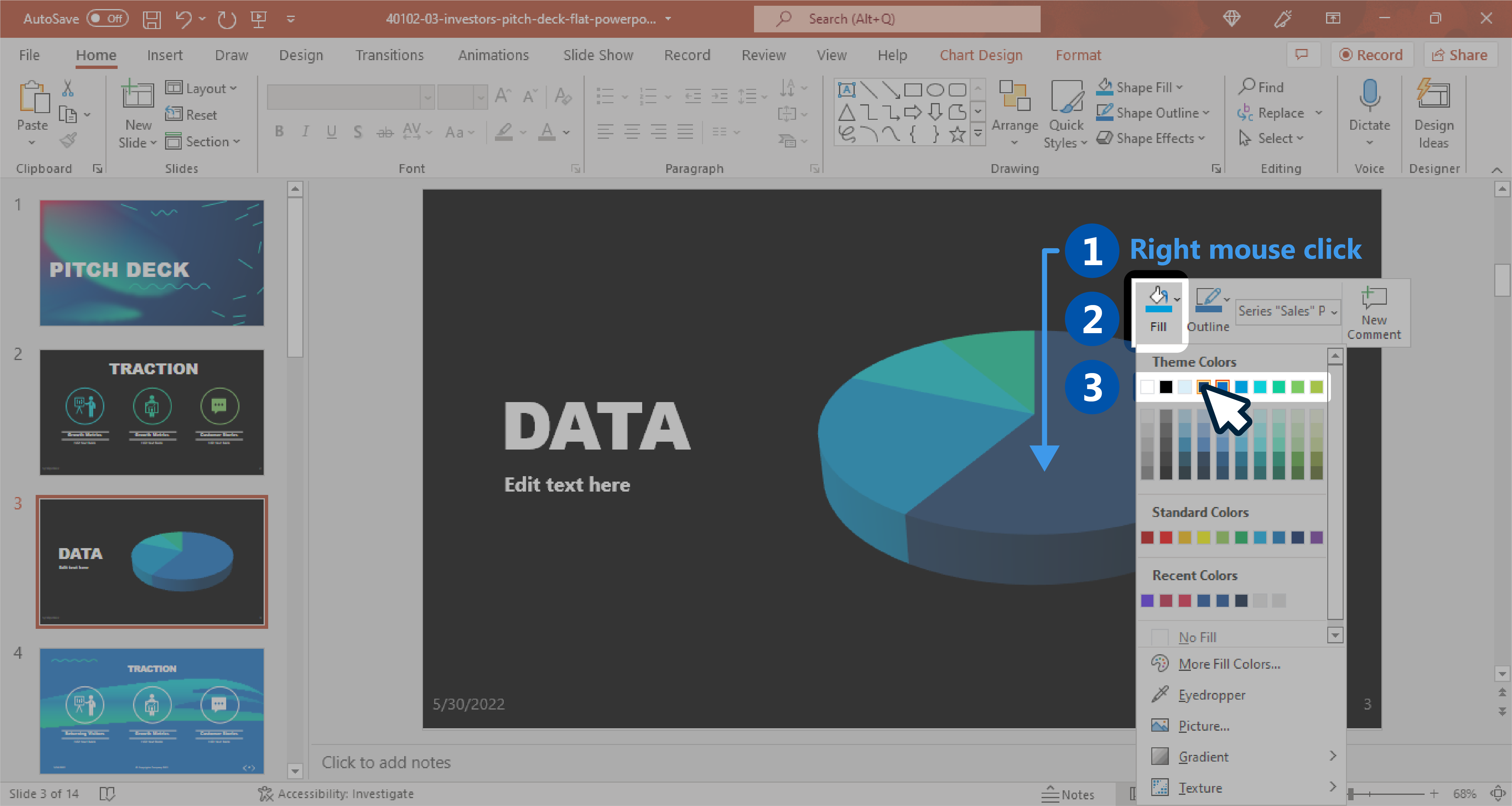 Customizing Color Palette for Charts