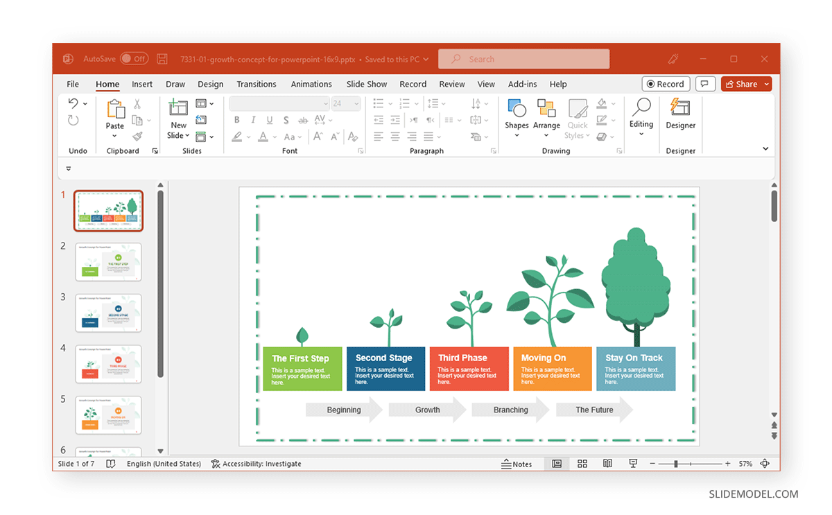 Tutoriel terminé pour savoir comment ajouter une bordure dans PowerPoint avec des formes