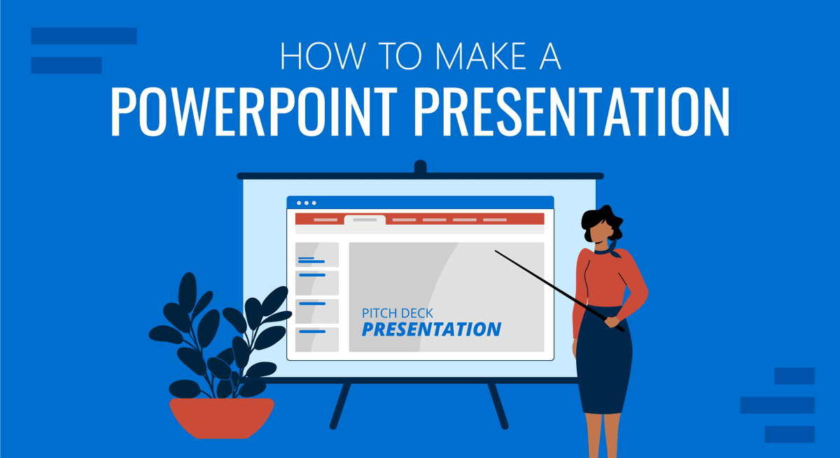 Cover for How to Make a Presentation by SlideModel