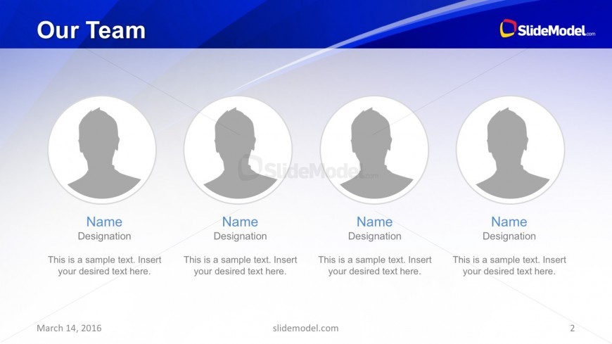 Editable Image Placeholders for Team
