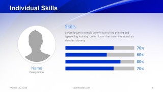 User Skills Layout for Proposal