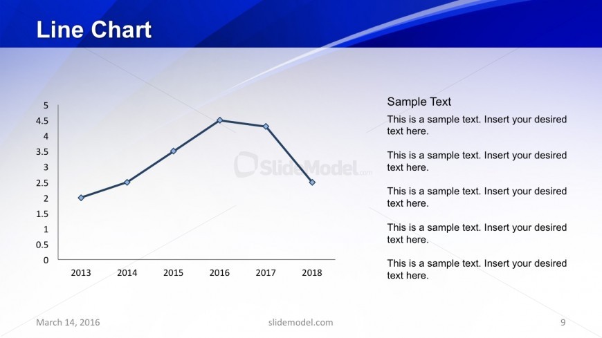Chart Template Data Driven Slide