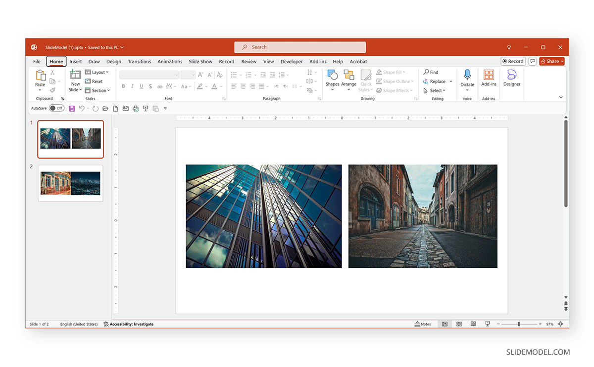 Images from Google Slides downloaded into a PowerPoint presentation