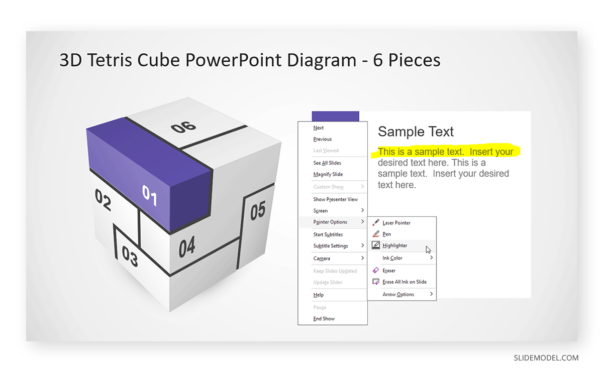 Annotation highlight in PowerPoint