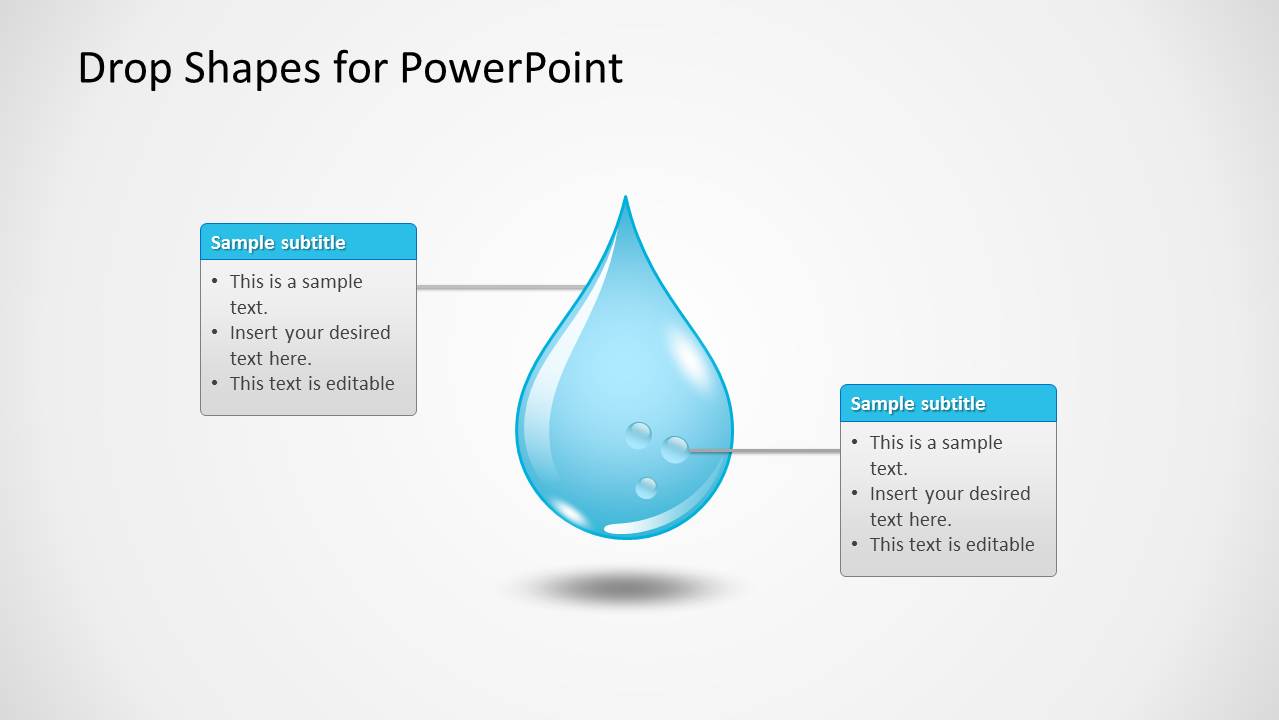 Drop Shapes for PowerPoint - SlideModel