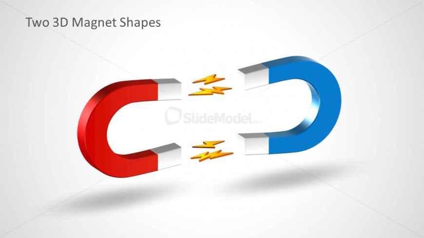 3D Opposing Magnets Shapes for PowerPoint - SlideModel