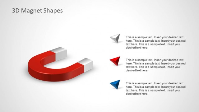 Professional 3D Horseshoe Magnet Clipart