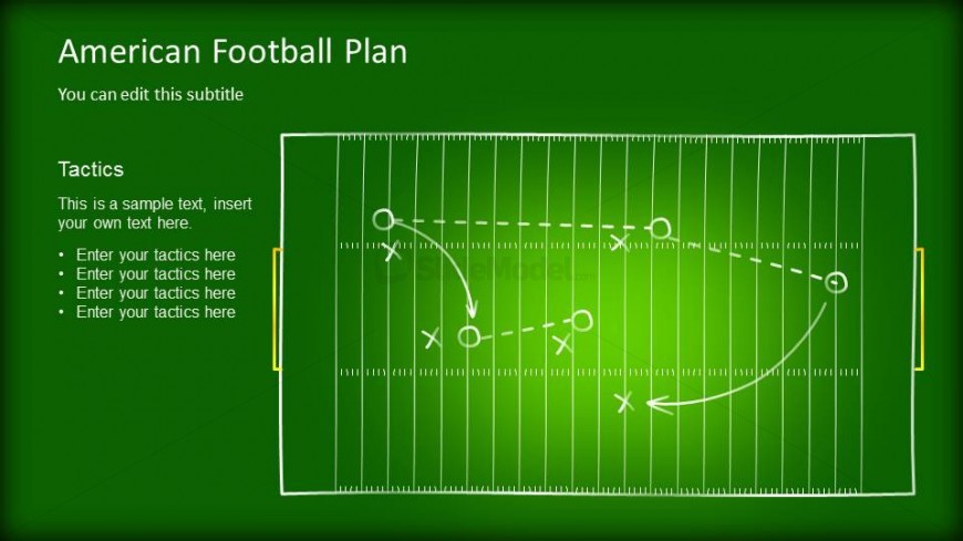 Football Super Bowl Game Plan Slide Design SlideModel