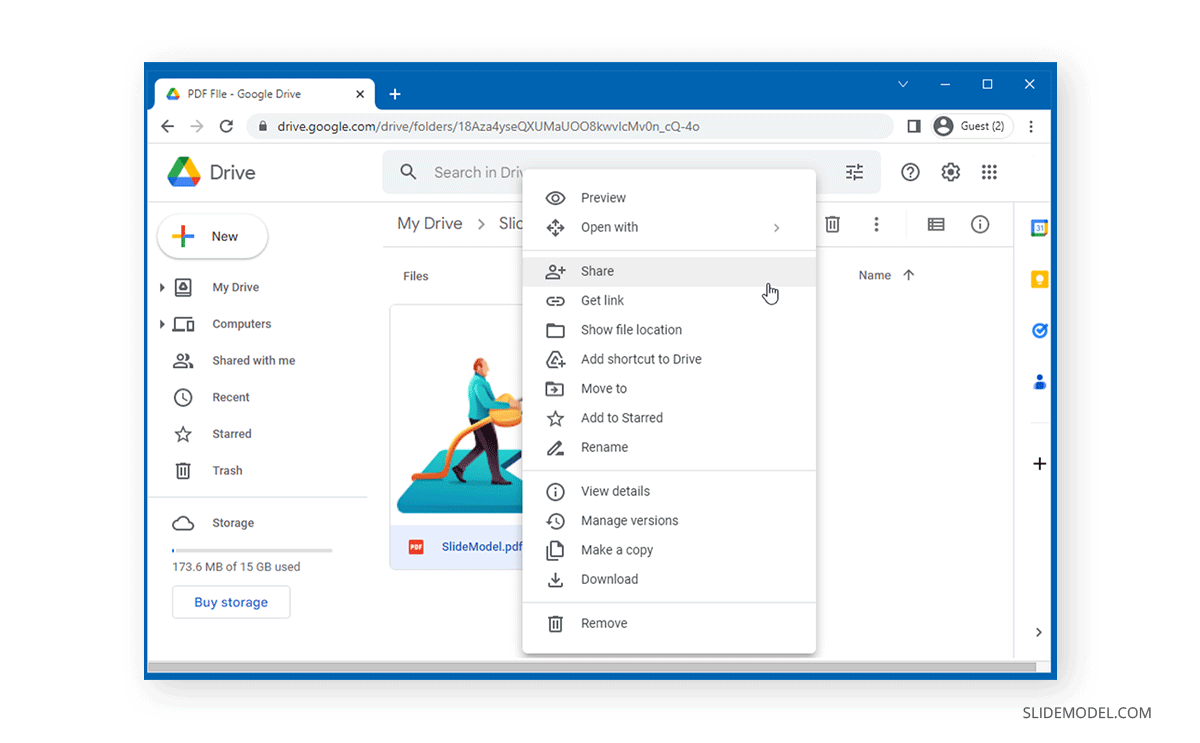 Accessing Share file in Google Drive