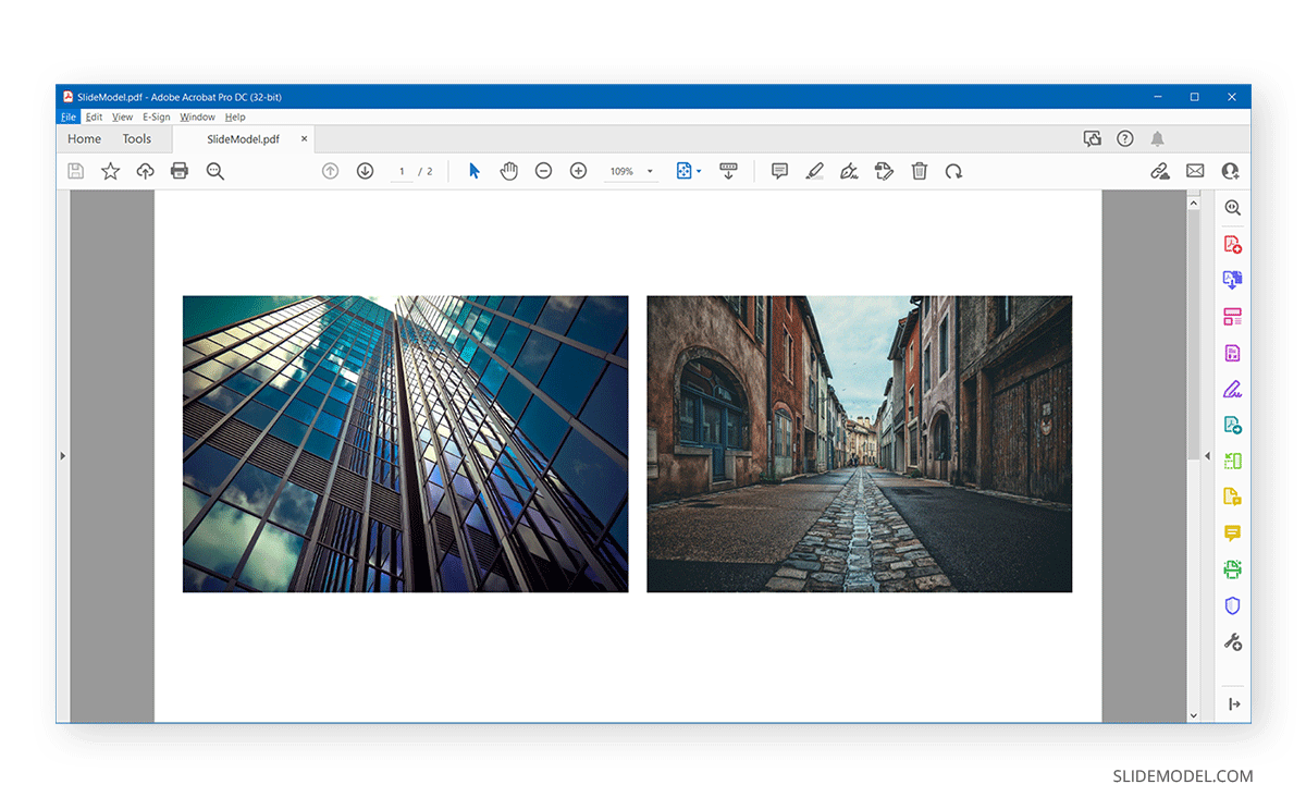 Images to PDF from Google Slides