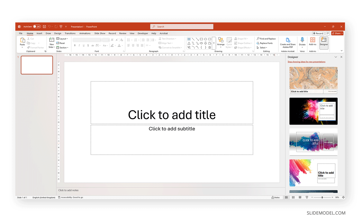 How to work with PowerPoint Designer