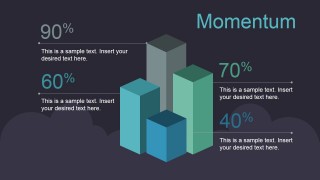 PowerPoint Four Column Chart Animated