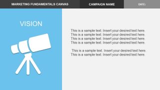 Telescope Shape of PowerPoint for Vision