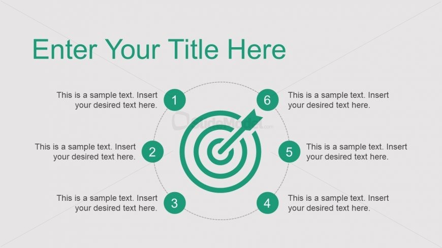 Circular Process Flow Diagram Slide