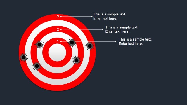 Editable Bullseye Target Shapes for PowerPoint