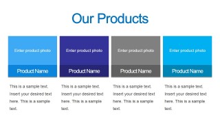 PPt Crowdfunding Template of Products Page