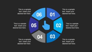 Presentation Diagram Circular Process Flow 