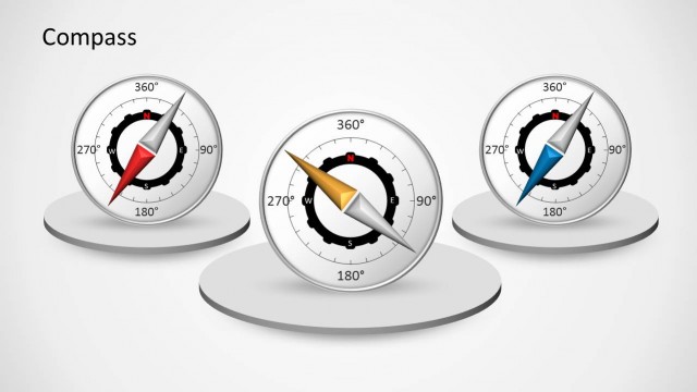 Compass PowerPoint Template Slides