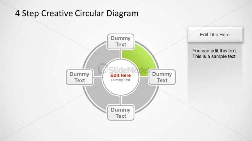 5 Step Creative Circular Diagram For Powerpoint Slidemodel 5 Step