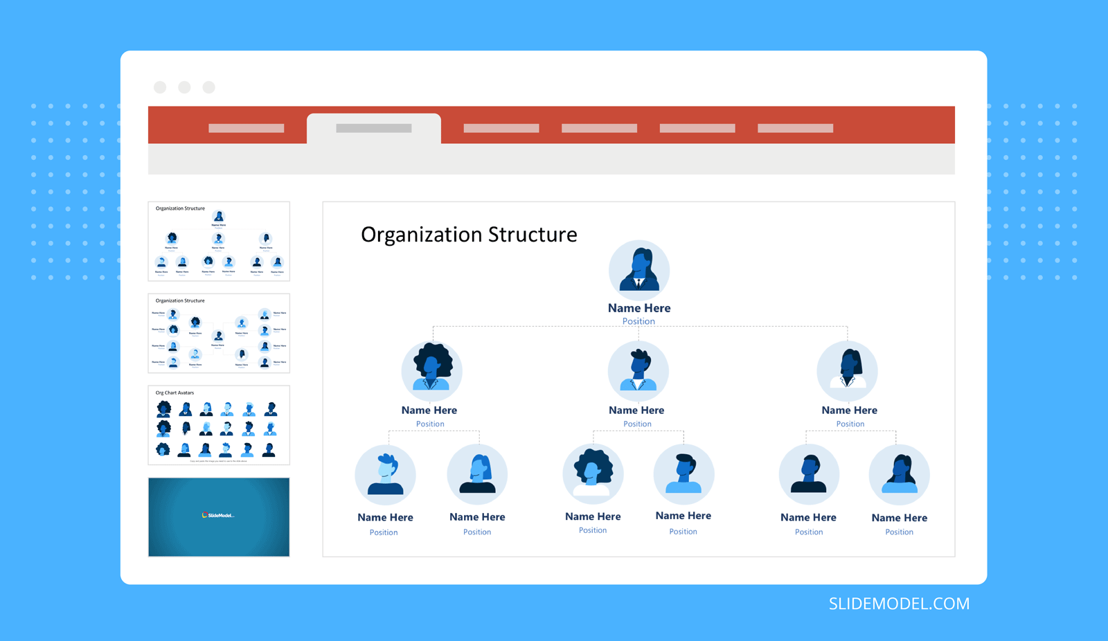 Org Chart Templates for PowerPoint Presentations