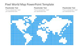 Free Pixel World Map For Powerpoint