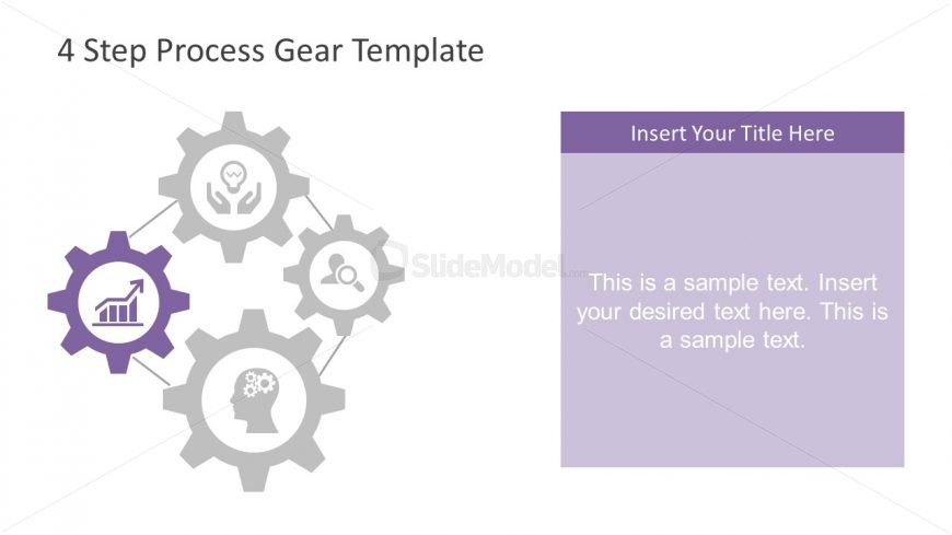 Trend Analysis PowerPoint Gear Diagram