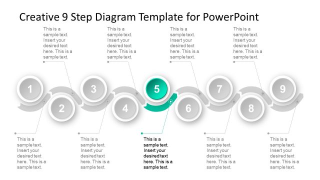 Horizontal Timeline PowerPoint Template
