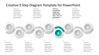 6 Steps of Material Timeline Diagram 