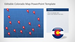 Location Markers on Colorado Map