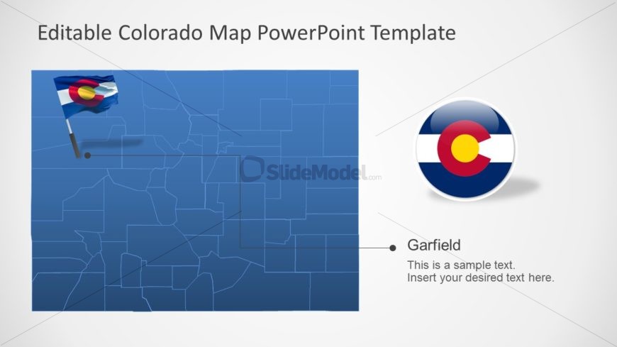 Outline Map of Colorado