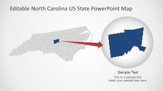 Editable Flat County Shapes PowerPoint