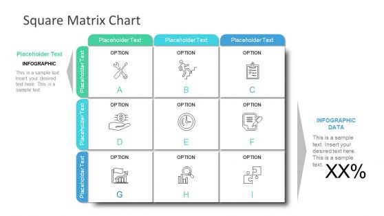 Infographic 9 Cells Presentation