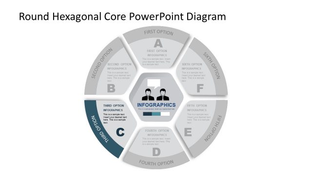 PPT Core Hexagonal PowerPoint Diagram