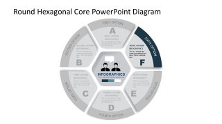 Slide of Hexagon Core and Circular Segment