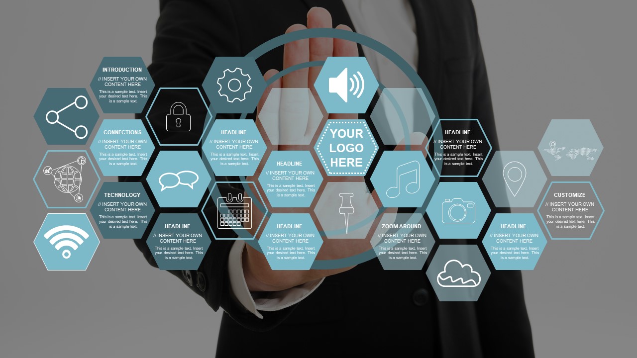 Hexagon Powerpoint Template from cdn2.slidemodel.com